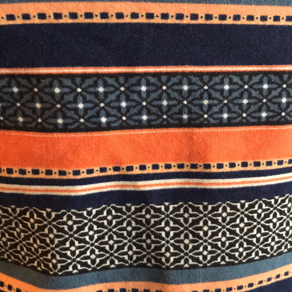 Blue and orange crop top - Picture 4 of 4